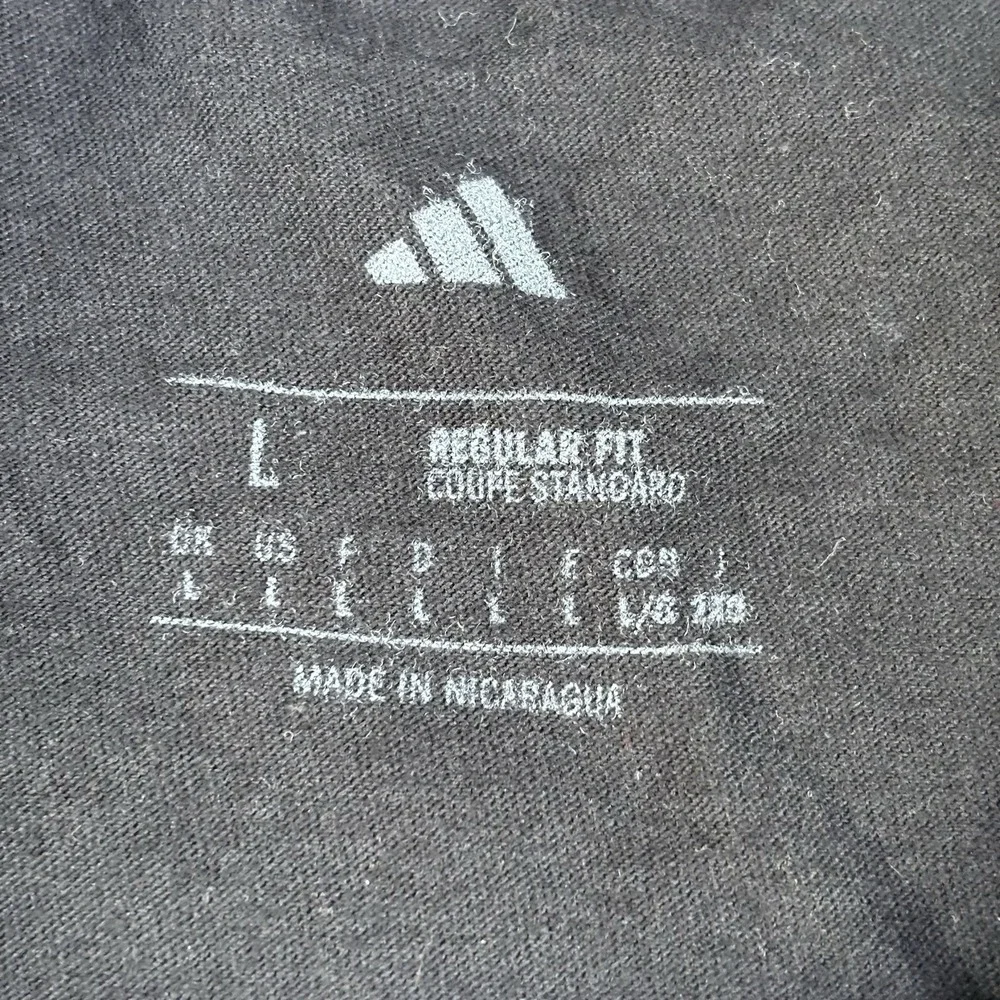 Adidas Men's Black Portland Oregon Big‎ Foot Short Sleeve Graphic Shirt Large